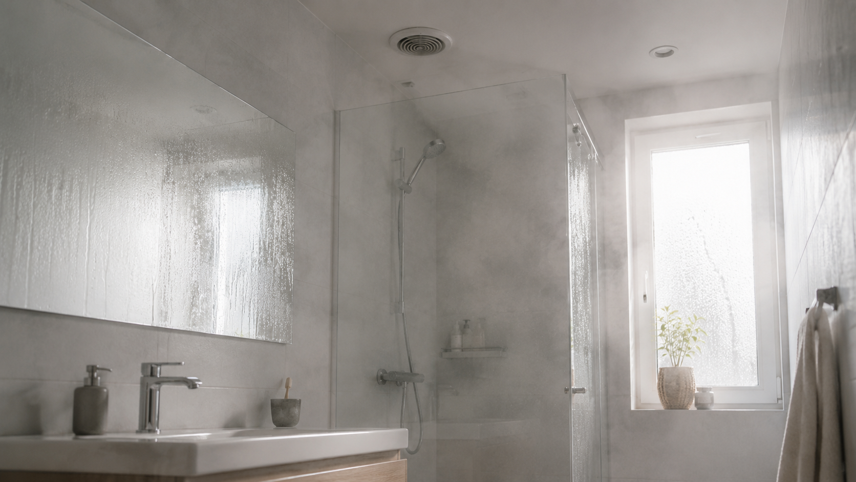 Slechte afzuiging in badkamer of toilet